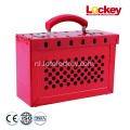 Safety Steel Lockout Tagout Box voor Master hangslot